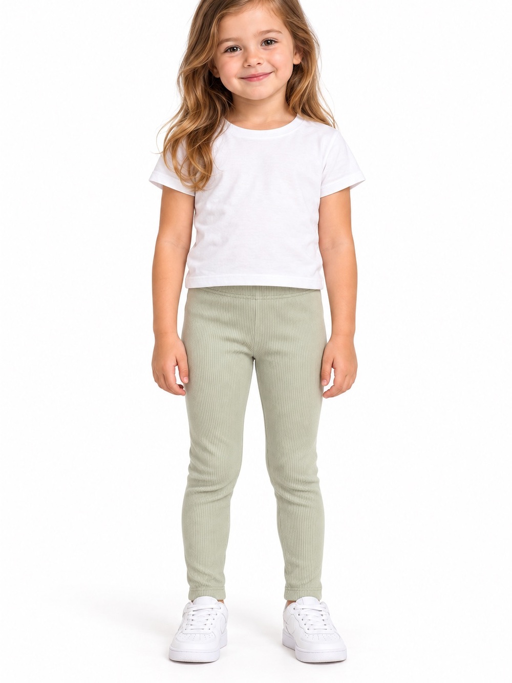 Next • NWOT Ribbed Leggings in Sage Green 5/6